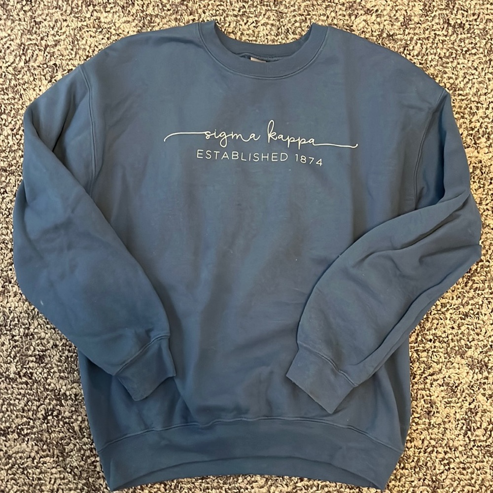 Sigma kappa crew neck sweatshirt
